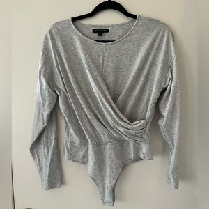 Banana Republic grey bodysuit